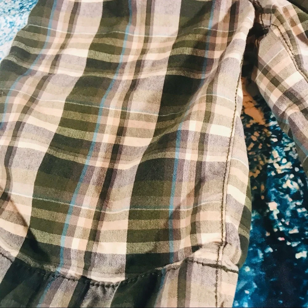 Vintage Green Plaid The Children’s Place Shorts 2000s y2k era stylish kidcore